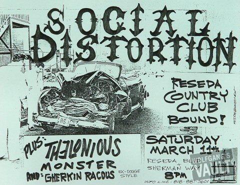 Social Distortion Handbill