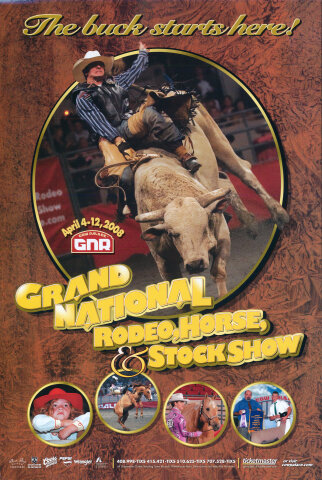 Grand National Rodeo, Horse, & Stock Show Poster