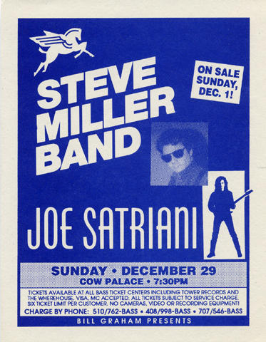 Steve Miller Band Handbill