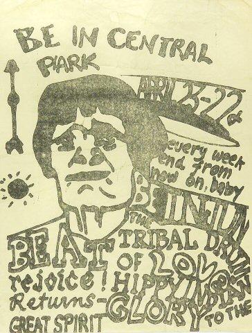 Be-In Handbill