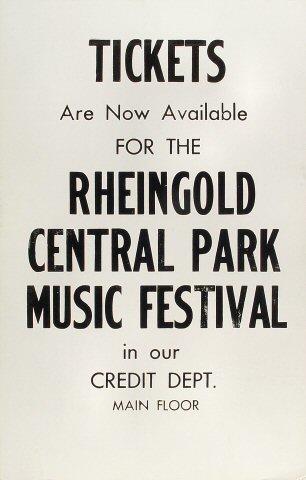 Rheingold Music Festival Poster