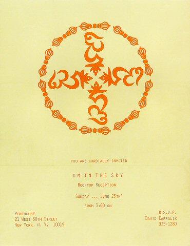 Om in the Sky Handbill