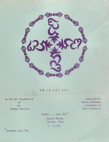Om in the Sky Handbill