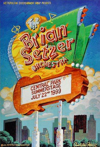 Brian Setzer Orchestra Poster