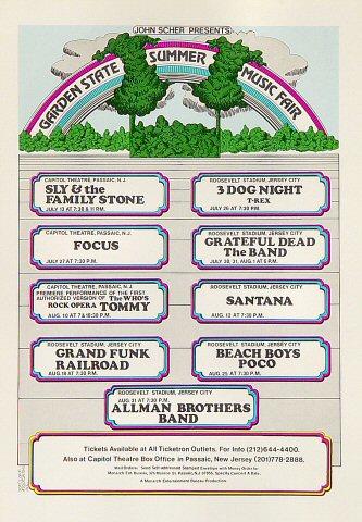 Garden State Summer Music Fair Postcard