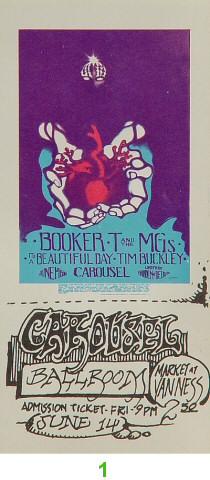 Booker T. & the MG's Vintage Ticket