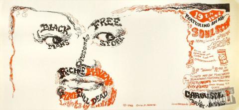 Grateful Dead Handbill