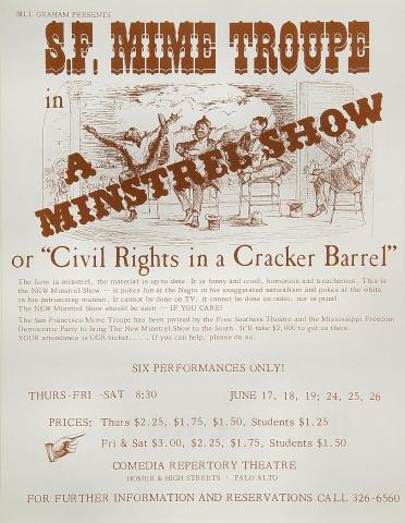 San Francisco Mime Troupe Postcard