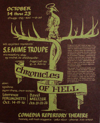 San Francisco Mime Troupe Postcard