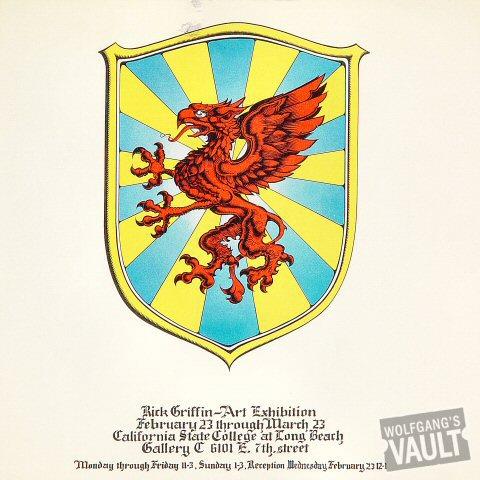 Rick Griffin - Art Exhibition Handbill