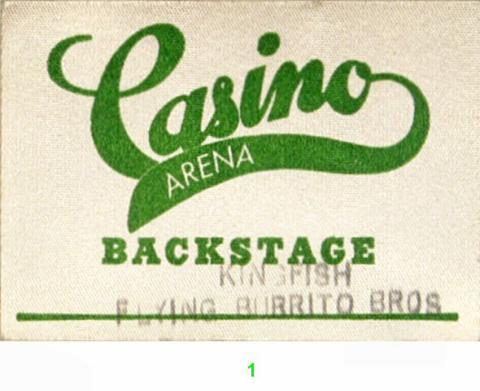 Kingfish Backstage Pass