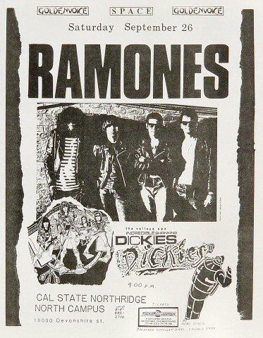 The Ramones Handbill