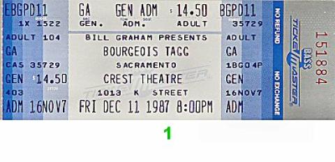 Bourgeois Tagg Vintage Ticket
