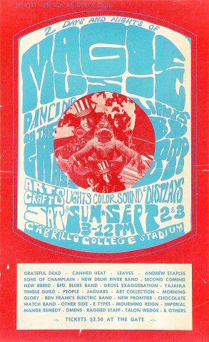 Grateful Dead Handbill