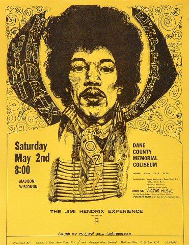 Jimi Hendrix Experience Handbill