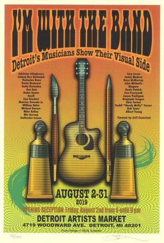 The Ventures Vintage Concert Poster from Coney Island High, Mar 4