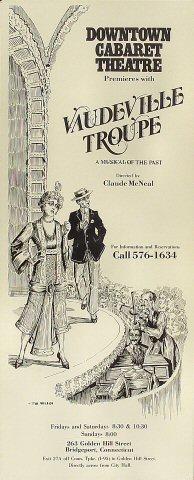 Vaudeville Troupe Poster