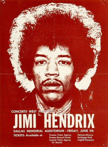 Jimi Hendrix Handbill