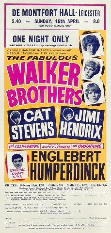 The Walker Brothers Handbill