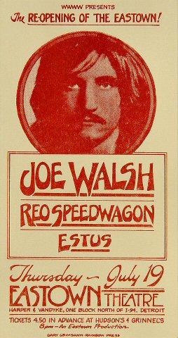 Joe Walsh Handbill