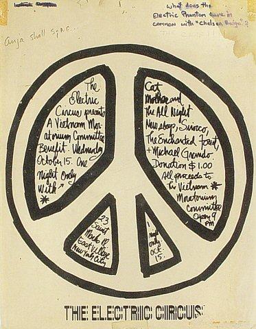 A Vietnam Moratorium Committee Benefit Handbill