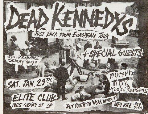 Dead Kennedys Handbill