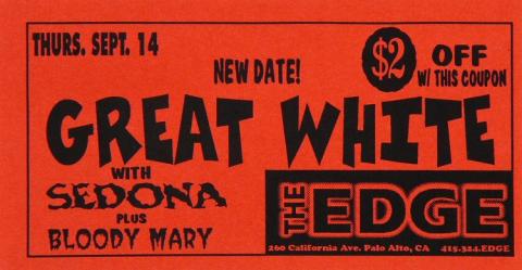 Great White Handbill