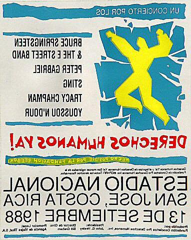 Amnesty International Benefit Sticker