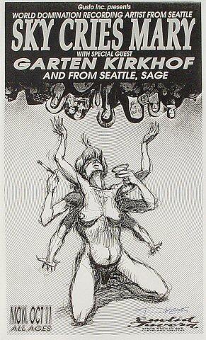 Sky Cries Mary Handbill