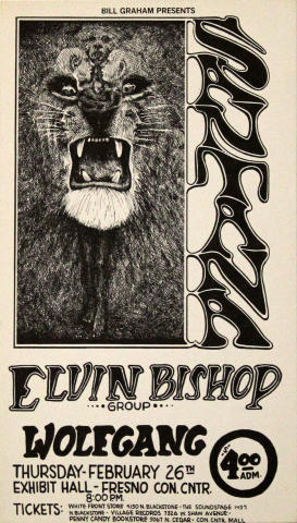 Santana Handbill