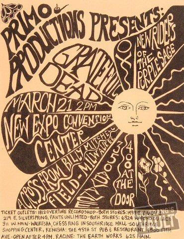 Grateful Dead Handbill