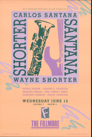 Carlos Santana Poster