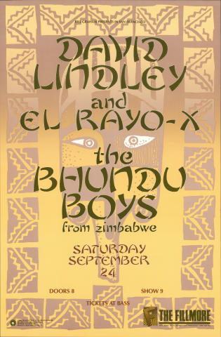 David Lindley and El Rayo X Poster