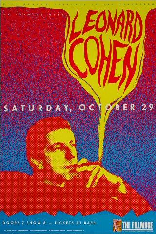 Leonard Cohen Poster