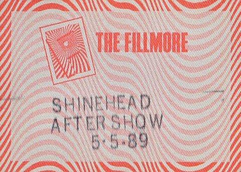 Shinehead Backstage Pass