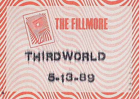 Third World Backstage Pass