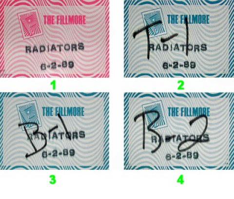 The Radiators Backstage Pass