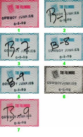 Cowboy Junkies Backstage Pass