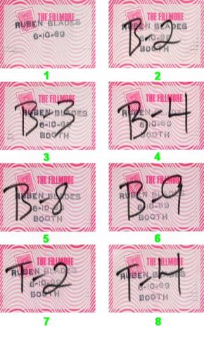 Ruben Blades Backstage Pass