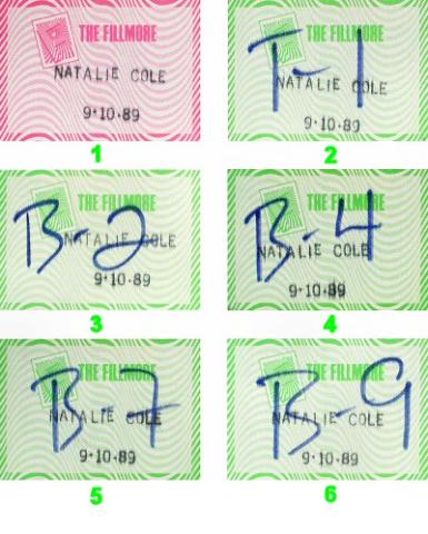 Natalie Cole Backstage Pass