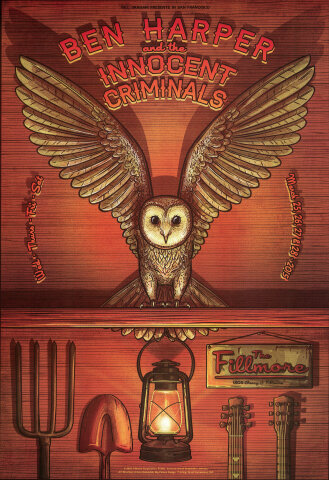 Ben Harper & The Innocent Criminals Poster
