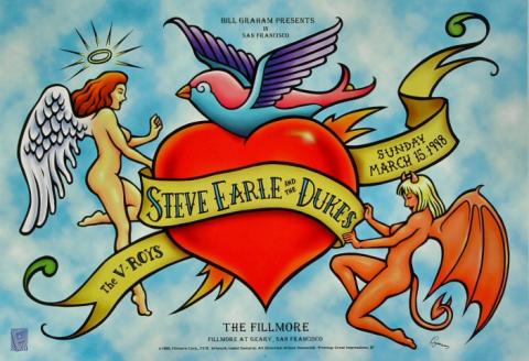 Steve Earle & the Dukes Poster