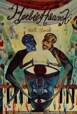 Herbie Hancock Vintage Concert Poster from Fillmore Auditorium