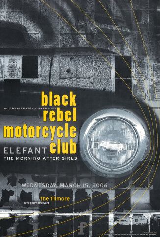 Black Rebel Motorcycle Club Elefant The Morning After Girls Poster