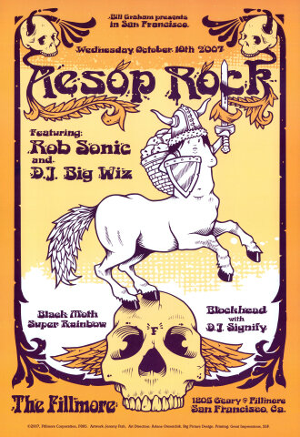 Aesop Rock Poster