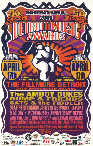 Detroit Music Awards Poster