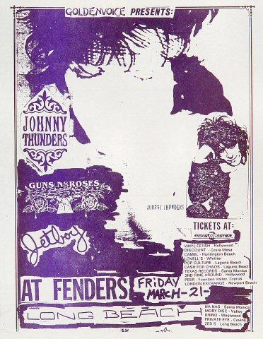 Johnny Thunders Handbill