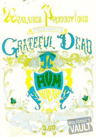 Grateful Dead Handbill