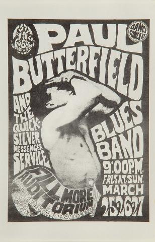 The Paul Butterfield Blues Band Handbill