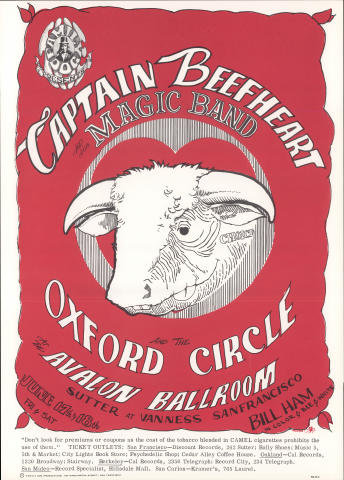 Captain Beefheart & The Magic Band Poster